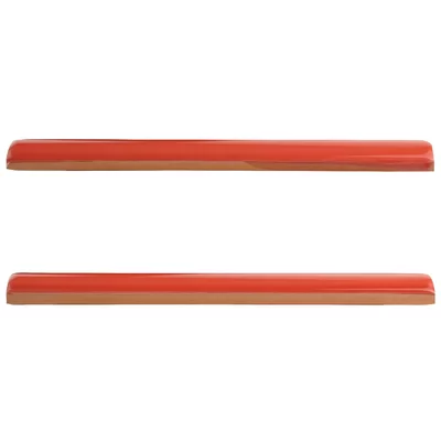 Bordon 8" x 1" Ceramic Quarter Round Tile Trim in Rojo