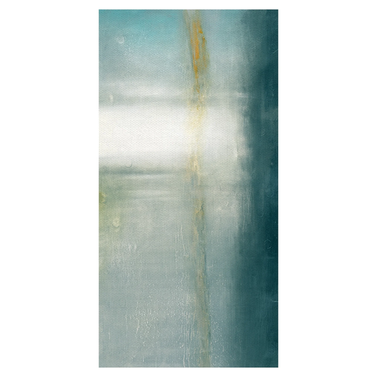 Masterpiece Art Gallery Vibration Turquoise Abstract Canvas Art Print - Multi-color