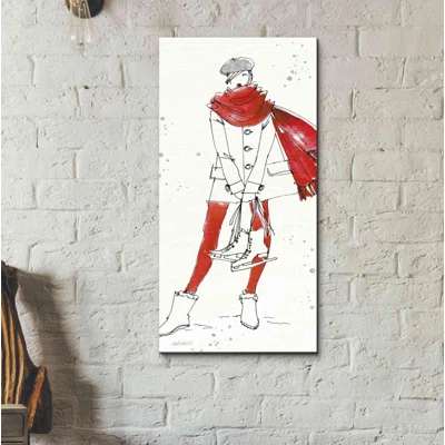 Winter Fashion IV by Anne Tavoletti - Wrapped Canvas Painting Print