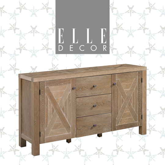 Elle Decor Marais 55" Sideboard French Elm