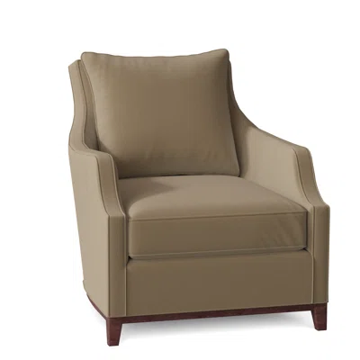 Keegan 30.5" W Top Grain Leather Lounge Chair