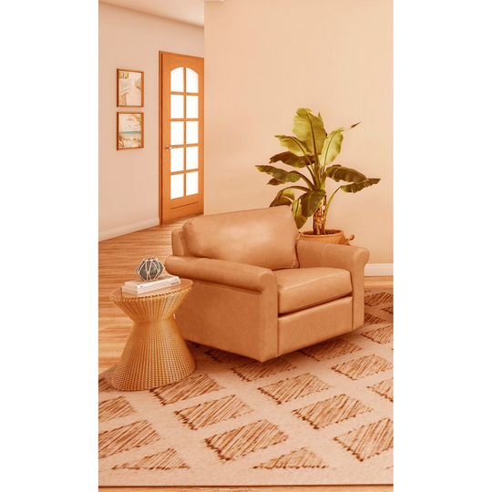 Maricopa Ultra-Comfort Genuine Leather Swivel Chair