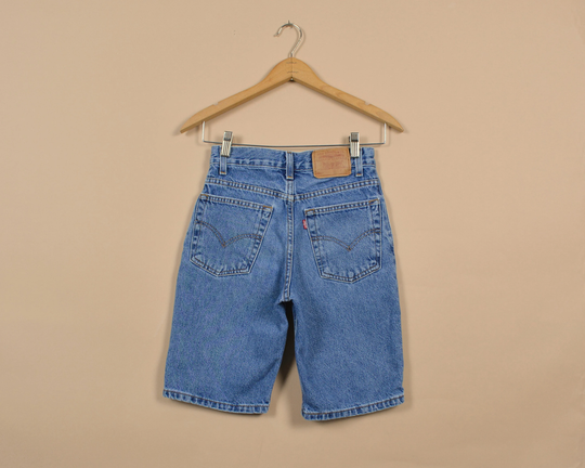 Levi's 550 Long Vintage Kids Petite Adult Denim Shorts