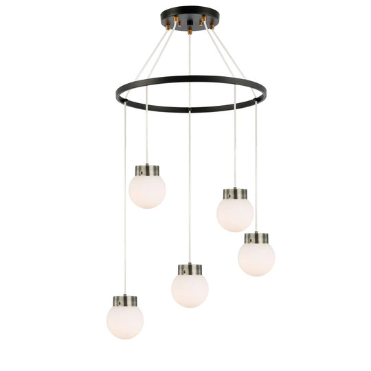 Woodbridge Lighting Tanner 5-Light LED Pendant Chandelier