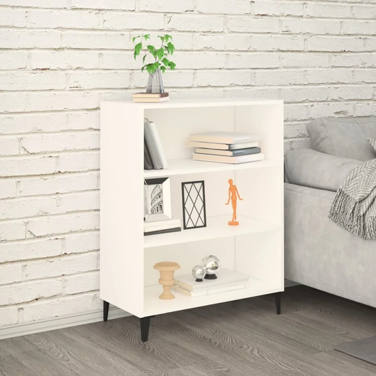 Sideboard White 27.4"x12.8"x35.4" Engineered Wood