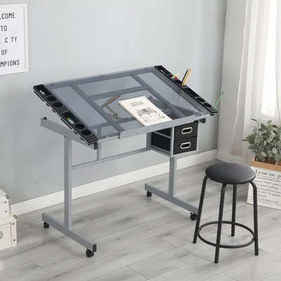 Nilles Glass Drafting Table