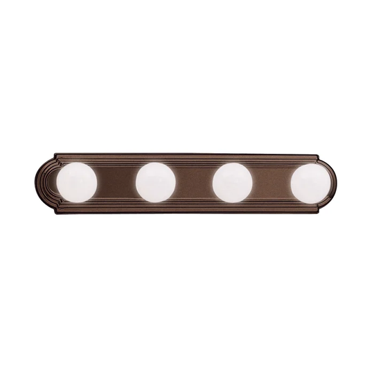 Kichler Lighting Transitional 4-light, 24-inch Tannery Bronze Linear Bath/Vanity Light