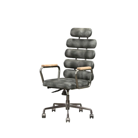 Q-Max Executive Arm Office Chair Adjustable Height Seat Swivel Extendable