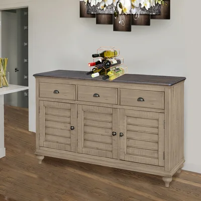 Chadron 64" Wide 3 Drawer Sideboard