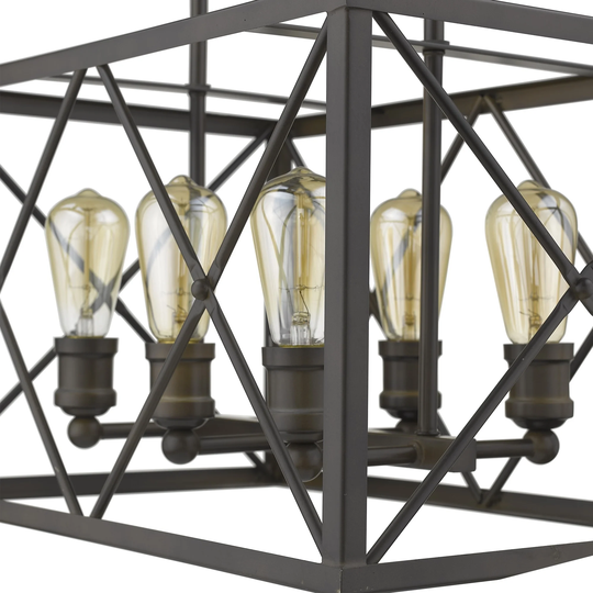Brooklyn 6-light Oil-Rubbed Bronze Pendant