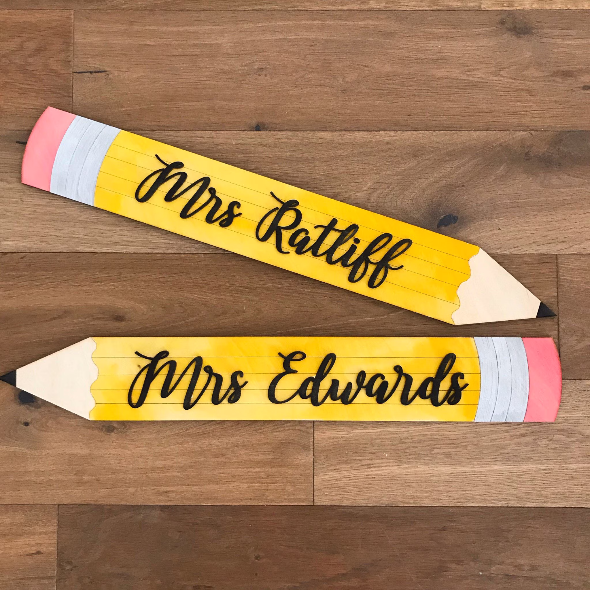 Custom Teacher Pencil