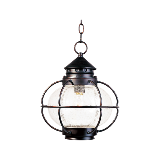 Maxim Bronze Seedy Shade Portsmouth 1-light Outdoor Hanging Lantern