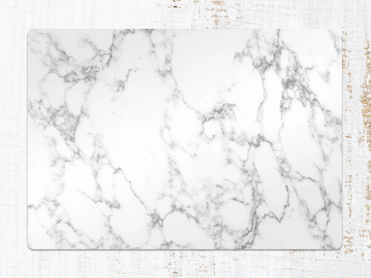 Light Marble Chair Mat, Gray Protective White Splat Granite Vinyl Floor Pad, Area Rug, Comfort Mat