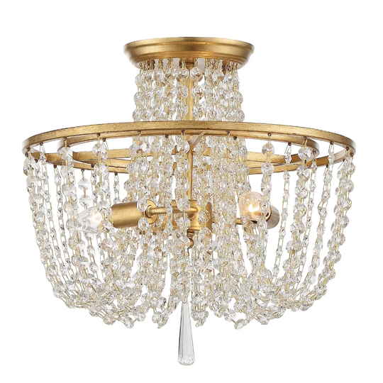 Crystorama Lighting Group Arcadia 3 Light 15" Wide Ceiling Fixture