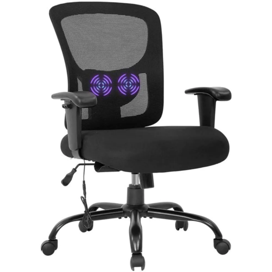 Movable Office Chair Swivel Armchair with Adjustable Height