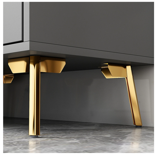 4Pcs Furniture Legs Metal Sofa Table Feet, Bathroom Cabinet Support Foot, Tv Raised Replacement