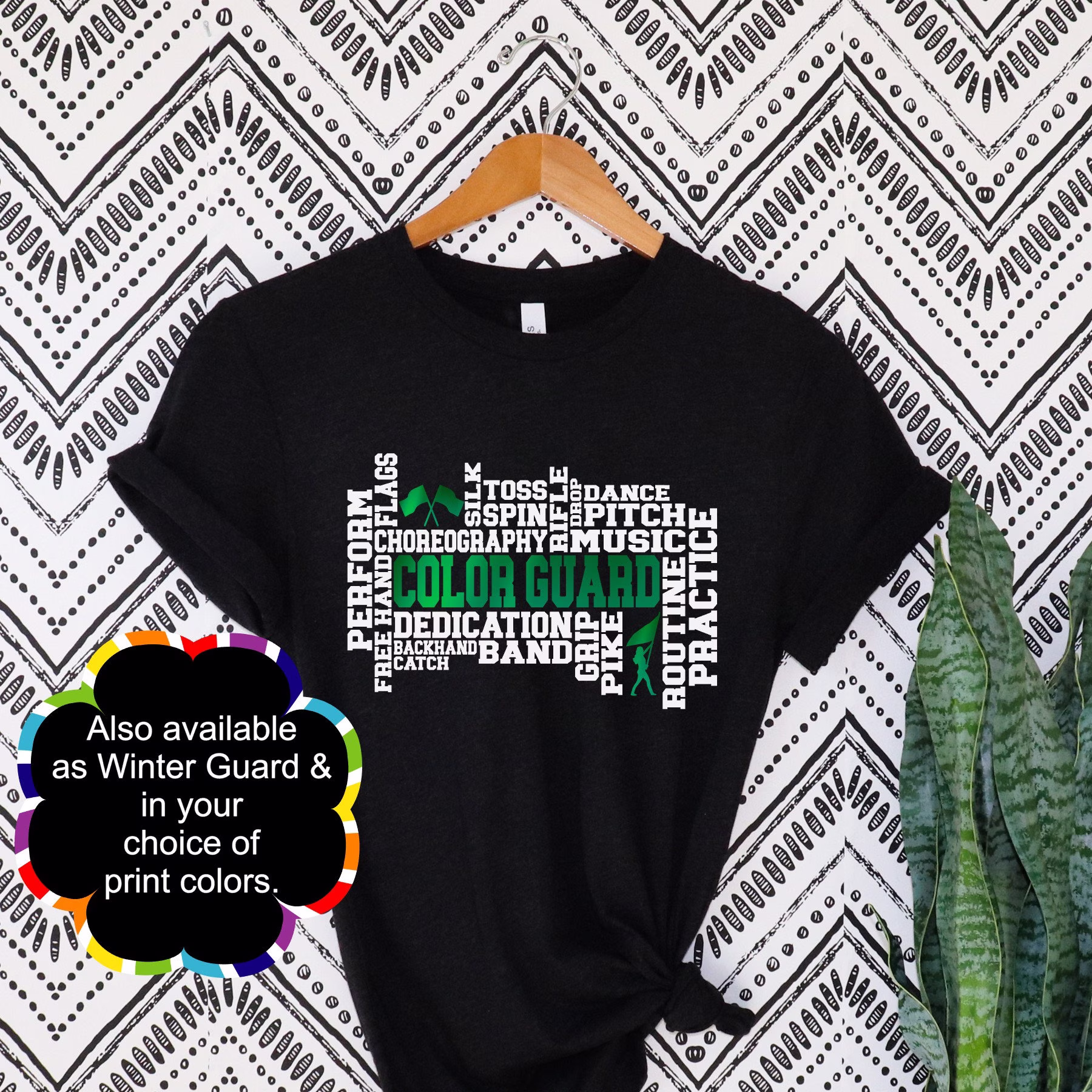 Custom Color Guard Or Winter Shirts, Tank Tops, Sweatshirts, Hoodies