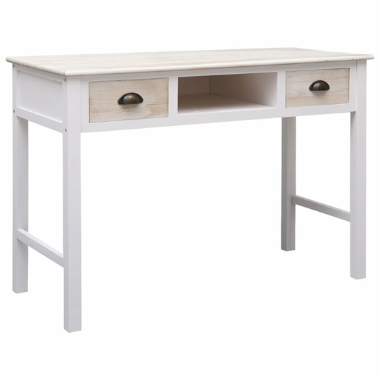 vidaXL Console Table 43.3"x17.7"x29.9" Wood
