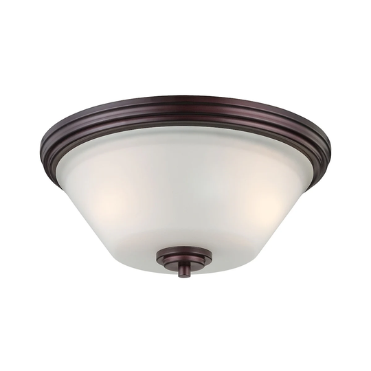 Pittman 2-Light Ceiling Lamp in Sienna Bronze