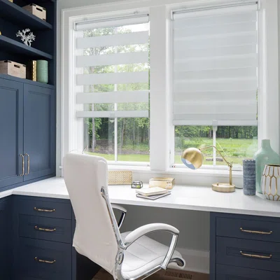 Room Darkening White Roller Shade