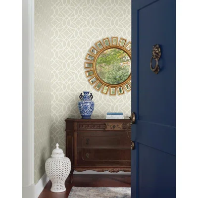 Boxwood Garden 2.25' L x 27" W Wallpaper Roll