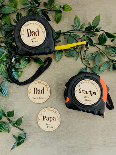 No One Measures Up Personalized Tape Measure// Gifts For Dad// Father's Day