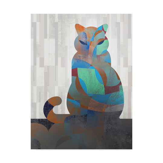 Greg Simanson 'Cats Meow' Canvas Art - Multi-color