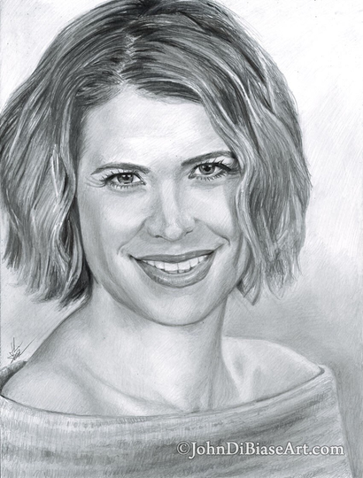 Kristy Swanson Original Graphite Drawing | Not A Print