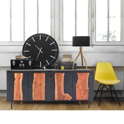 Adayla 76'' Wide Iron Sideboard