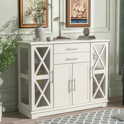 Jerimaine 47.2" Wide 2 Drawer Sideboard