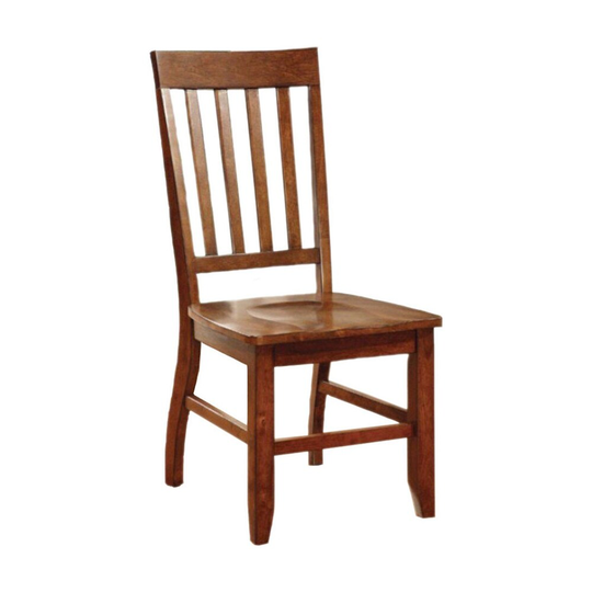 Foster I Transitional Side Chair, Dark Oak Finish, Set Of 2 - Dark Oak - 40 H x 19 W x 23 L Inches