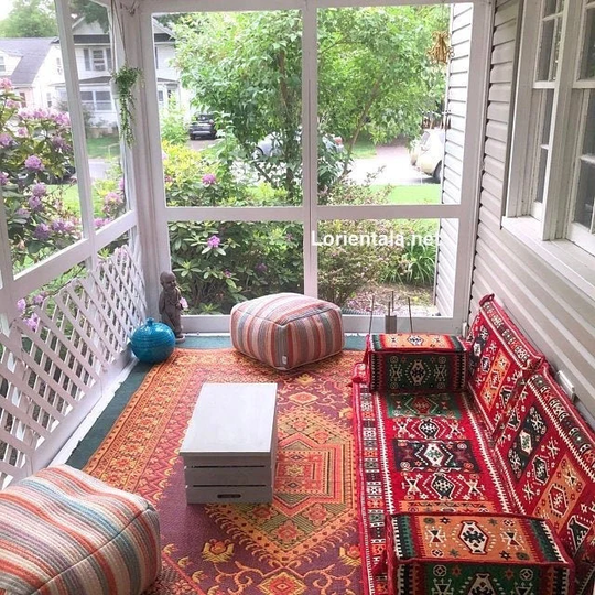Sofa, Floor Sofa, Turkish Home Decor, Oriental Sofa, Floor Couch, Floor Corner Cushions, Arabic Seating, Bohemian Furniture, Outdoor Indoor