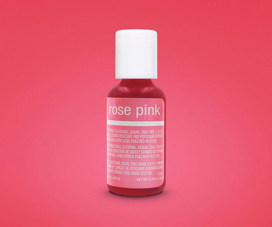 Fast Shipping Rose Pink Chefmaster Gel Food Coloring 20Ml, Color