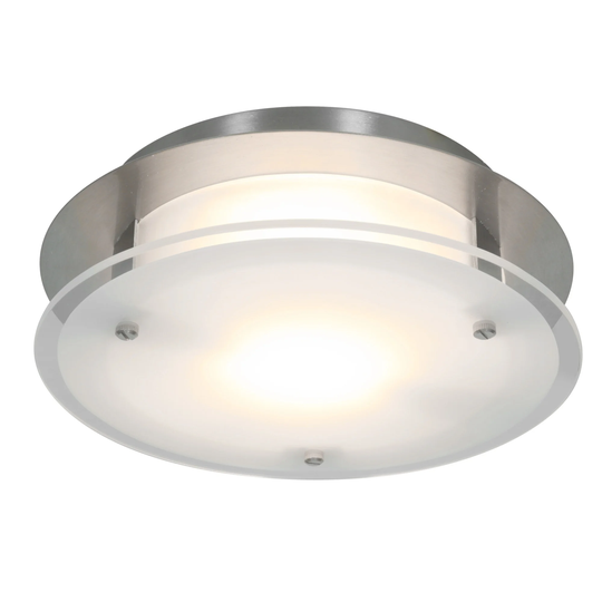 Access Lighting VisionRound 1 Light LED Flush Mount Ceiling Fixture