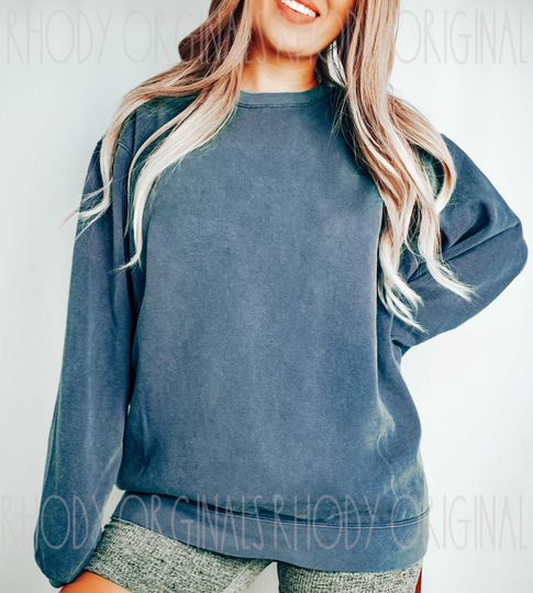 Comfort Colors Sweatshirt, Cozy Oversized Sweatshirt For Women, 1566 Pastel