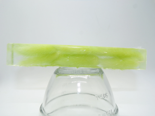 Dried Flowers Diamond Painting Pen, Lime Green Bunny Tails, Drill Handturned, Alumilite