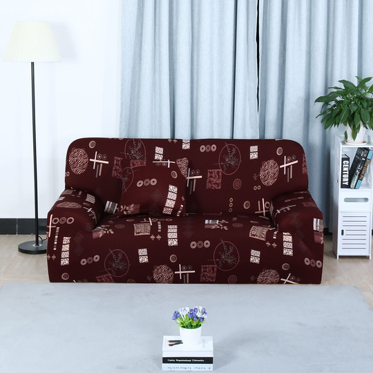 Home 1/2/3/4 Seats Stretch Cover Sofa Cover Loveseat Slipcovers