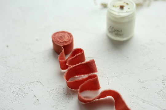 Dispatches From Usa/Desert Rose Cotton Ribbon Without Spools Invitation Gift Wedding Wrapping Delivery To The 2-4 Days