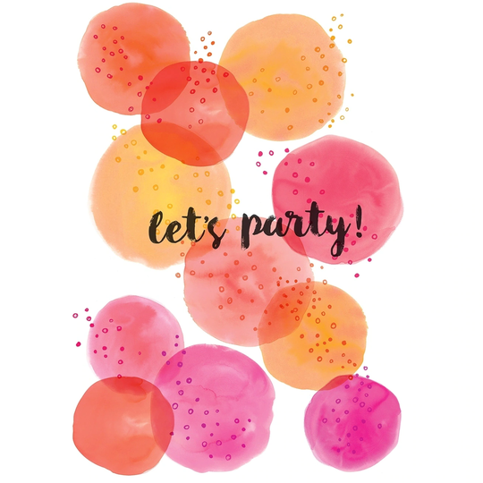 Lets Party Wall Art Kit