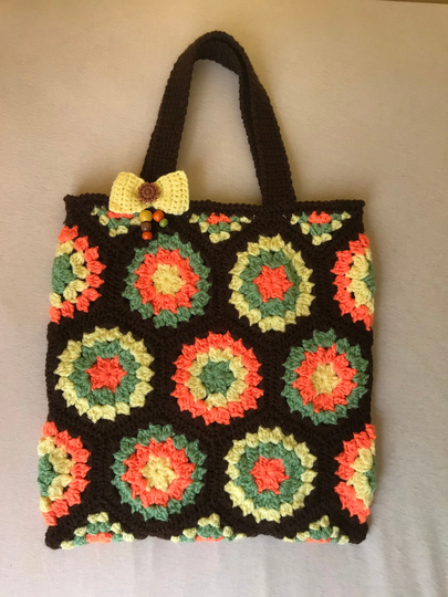 Crochet Granny Square Bag