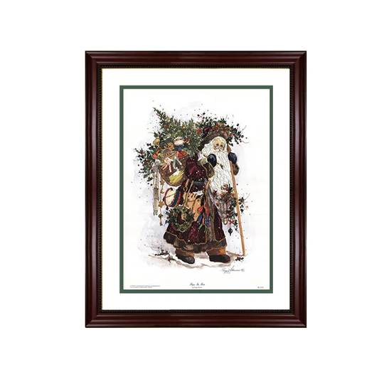Peggy Abrams - Toys In Town - Framed Matted Christmas Art