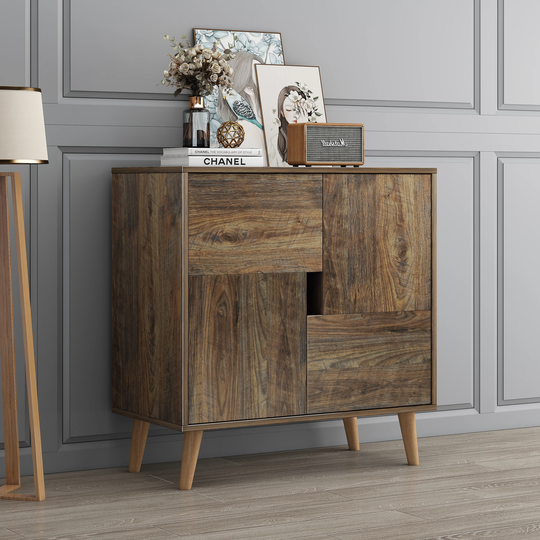 Multifunctional Sideboard with Four Storage Spaces