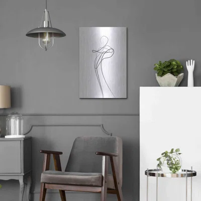 Shape of You 1 by Design Fabrikken - Unframed Print on Metal