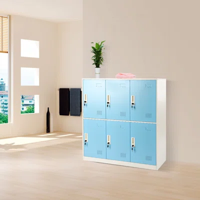 Kimona 6 Door Steel Home Office Storage Organizer Locker