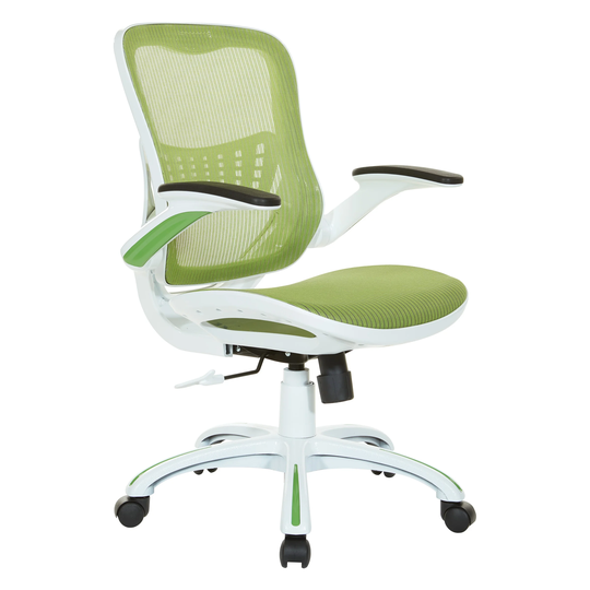 OS Home and Office Furniture Model Riley Office Chair with Green Mesh