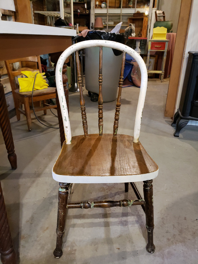 Antique Large Child's Bentwood Windsor Chair