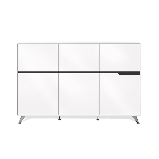 Rye Studio Luna Modern Executive Storage Cabinet
