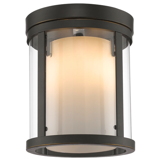 Avery Home Lighting Willow 3-light Olde Bronze Flush Mount