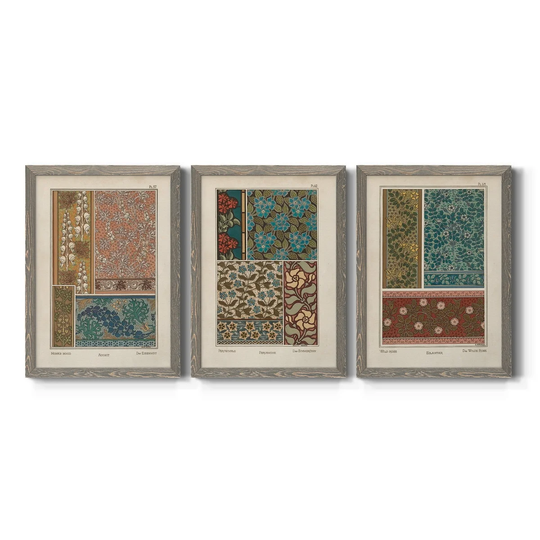 Nouveau Decorative X-Premium Framed Canvas - Ready to Hang - Multi-Color