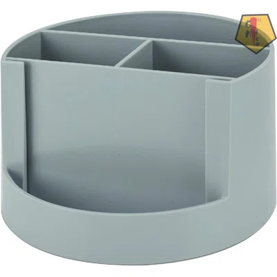 Plastic Desktop Organizer - Mix Organizer Caddy Photo Holder - Office Supplies Storage And Home Organization (Pen Pencil Clip Holder) (Silver Color)